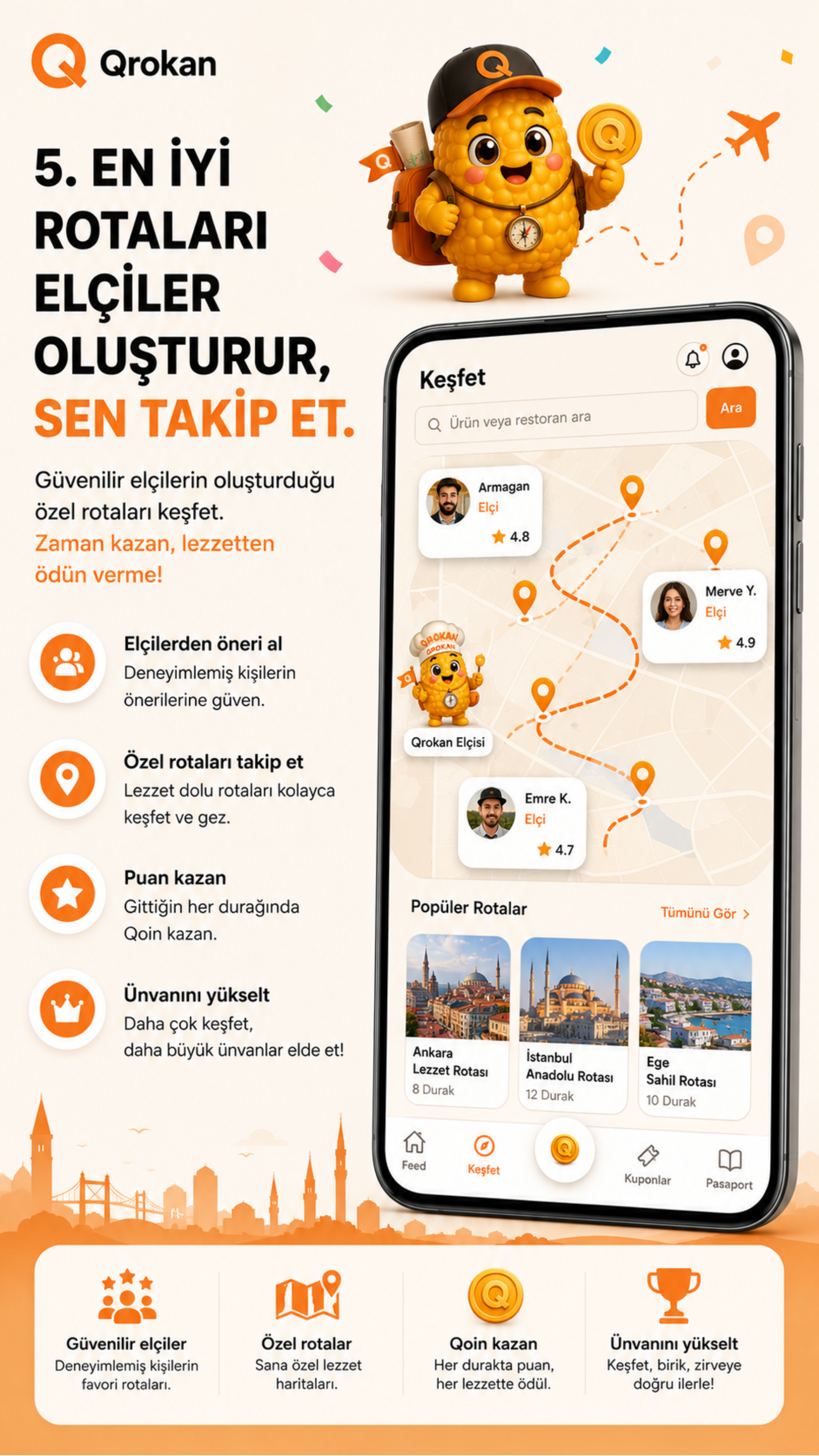 En İyi Rotaları Elçiler Oluşturur,